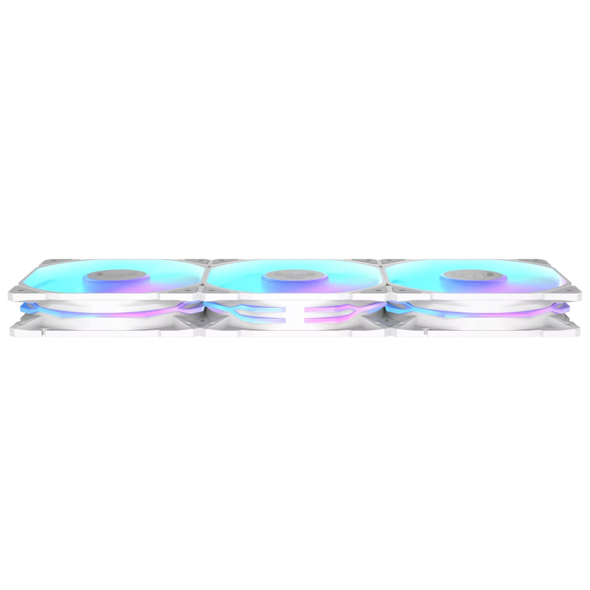 Комплект вентиляторов ASUS TUF GAMING TR120 ARGB REVERSE WHITE 3IN1 (TUF GAMING TR120 ARGB REVERSE WHITE) (TUF GAMING TR120 FAN ARGB REVERSE WHITE 3IN1) фото