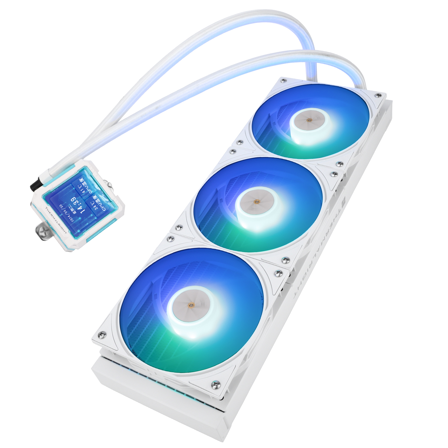 Кулер с водяным охлаждением Thermalright Frozen Warframe PRO 360 WHITE ARGB (TL-P12W-S) фото