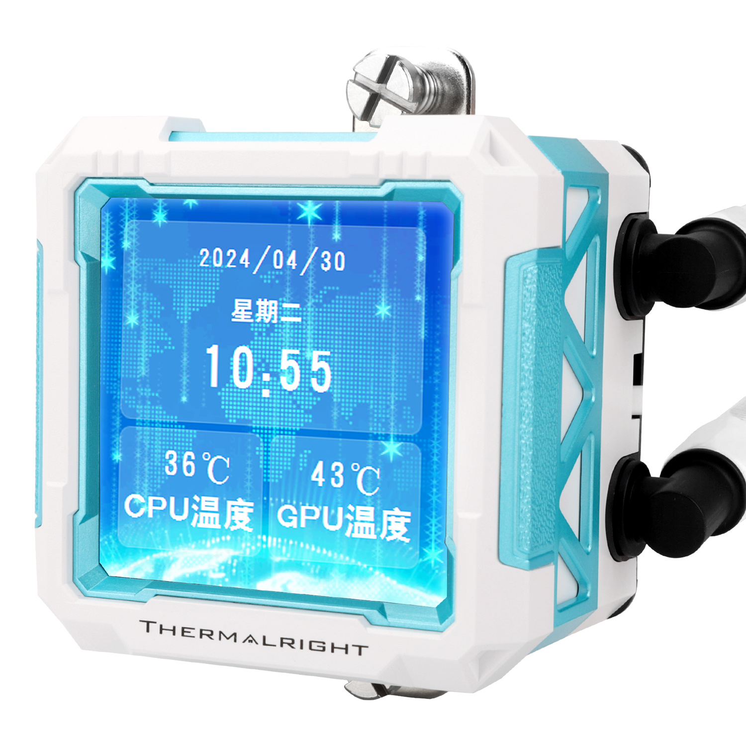 Кулер с водяным охлаждением Thermalright Frozen Warframe PRO 360 WHITE ARGB (TL-P12W-S) фото