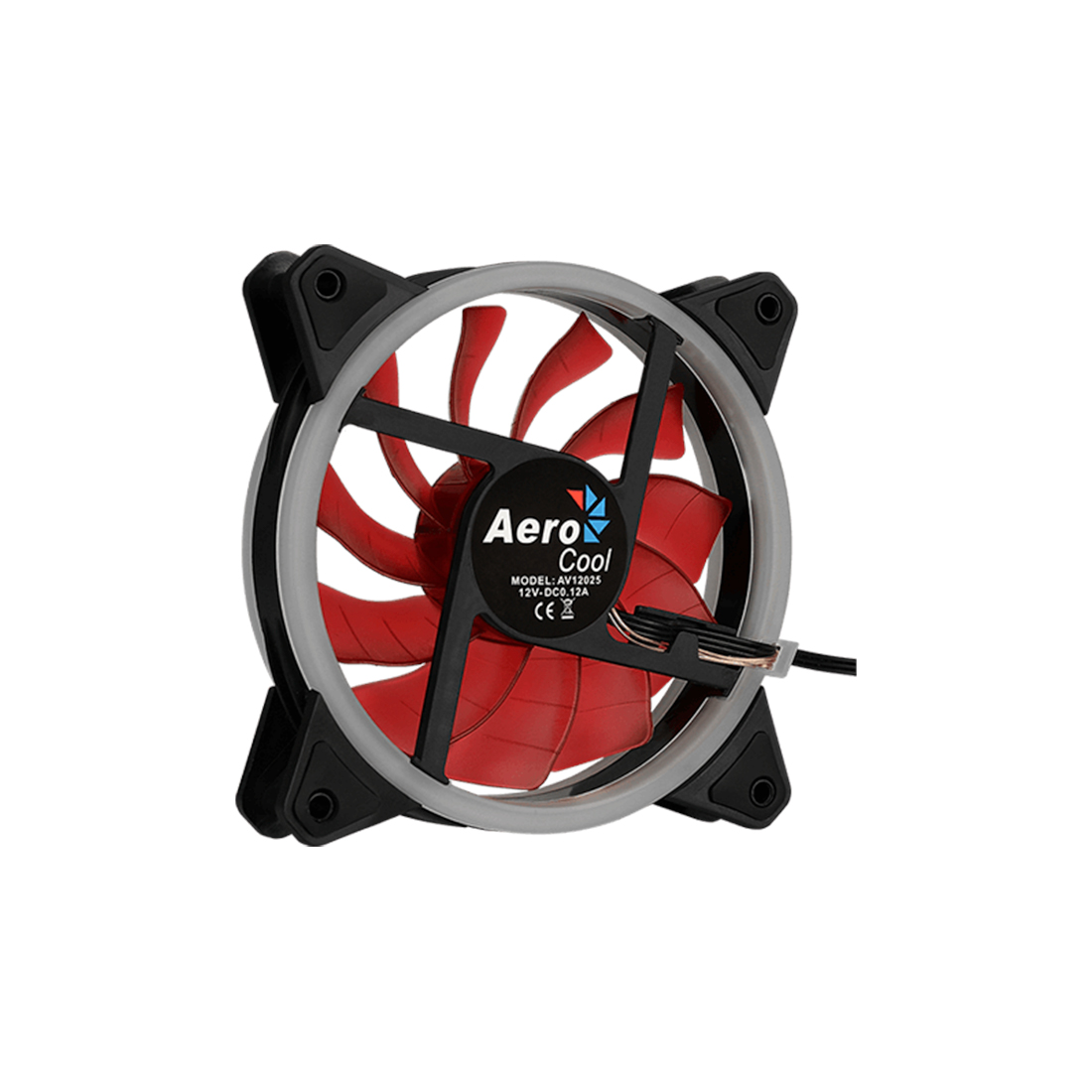 картинка Кулер для компьютерного корпуса AeroCool Rev Red 12см от магазина itmag.kz