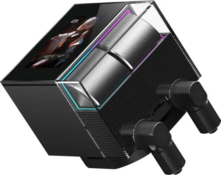 Водяное охлаждение для CPU PCCooler DS360 ARGB Display - Черный (DS360 ARGB Display BK) фото