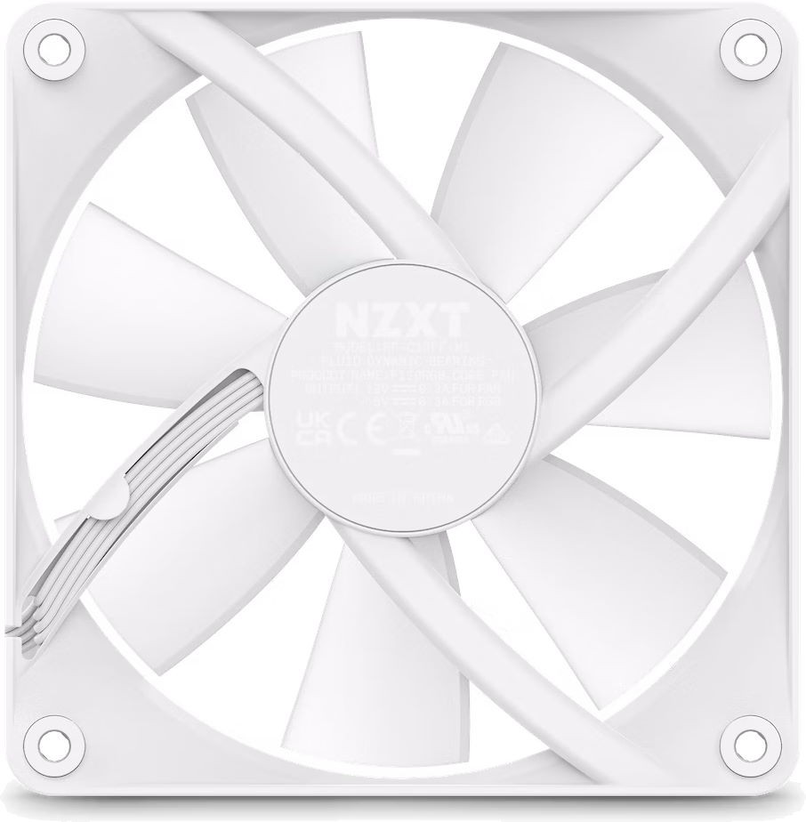 Кулер для компьютерного корпуса NZXT F120 RGB Core White (RF-C12SF-W1) фото
