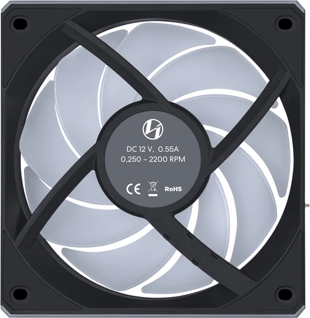 Вентилятор для корпуса Lian Li Uni Fan CL120 Wireless 3-pack Black (G99.12CL1W3B.00) фото