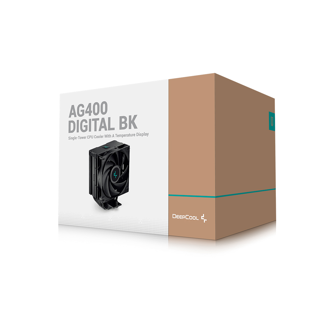 картинка Кулер для процессора Deepcool AG400 DIGITAL BK ARGB от магазина itmag.kz