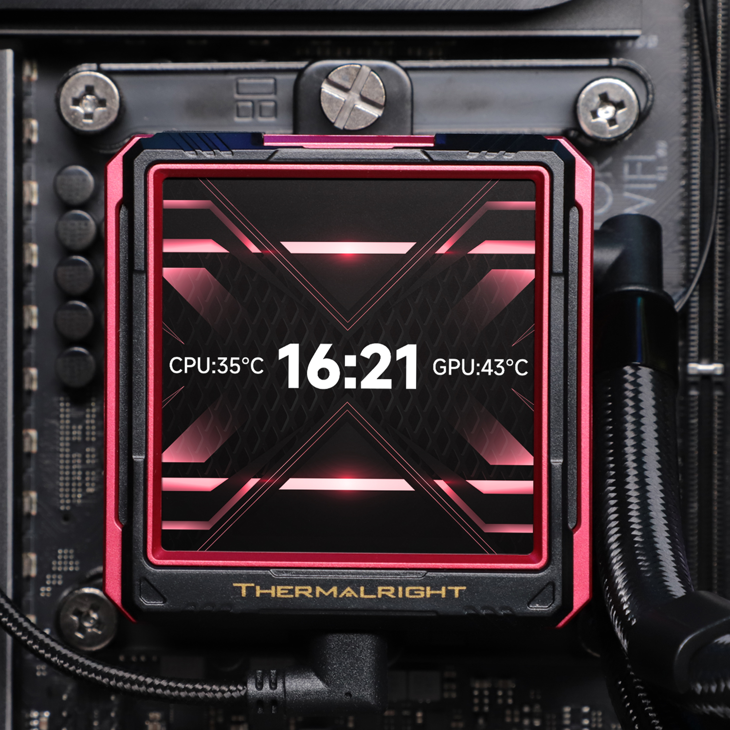Система жидкостного охлаждения Thermalright Frozen Warframe 360 ULTRA BLACK ARGB (FWU360ARGBB) фото