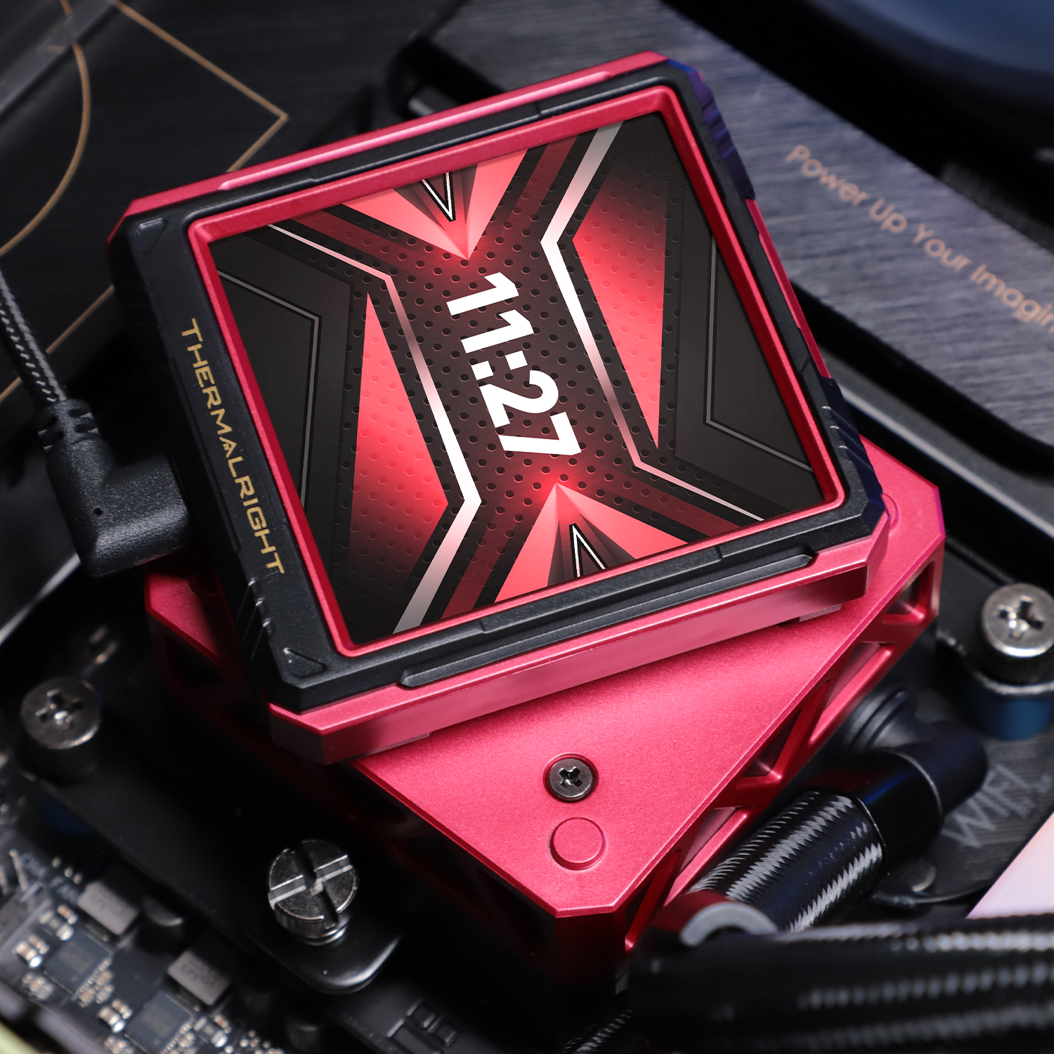 Система жидкостного охлаждения Thermalright Frozen Warframe 360 ULTRA BLACK ARGB (FWU360ARGBB) фото