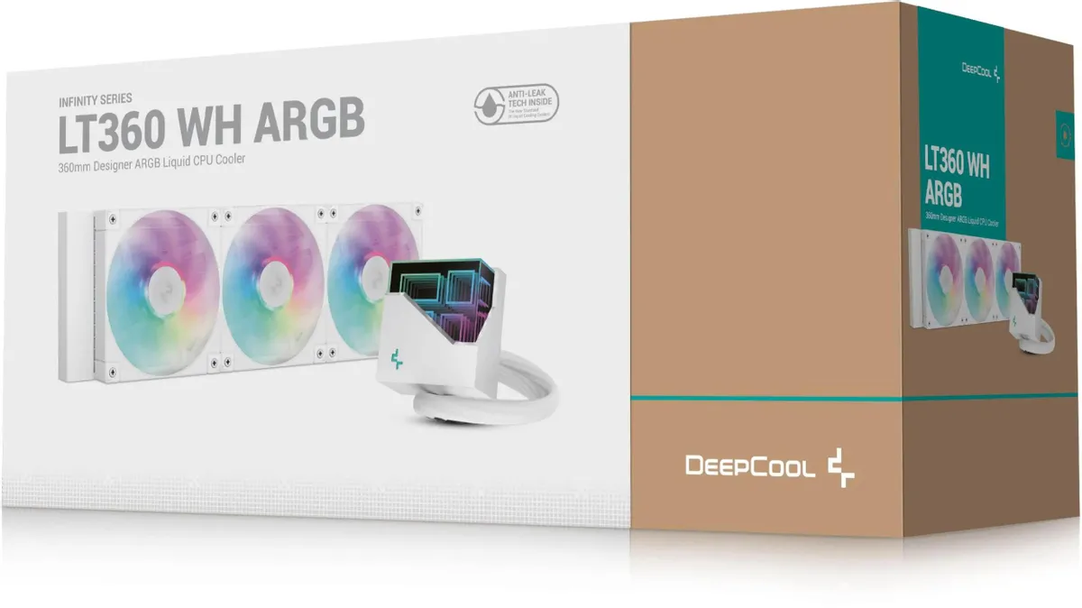  Охлаждение Deepcool LT360 WH ARGB (R-LT360-WHAMNC-G-1) фото