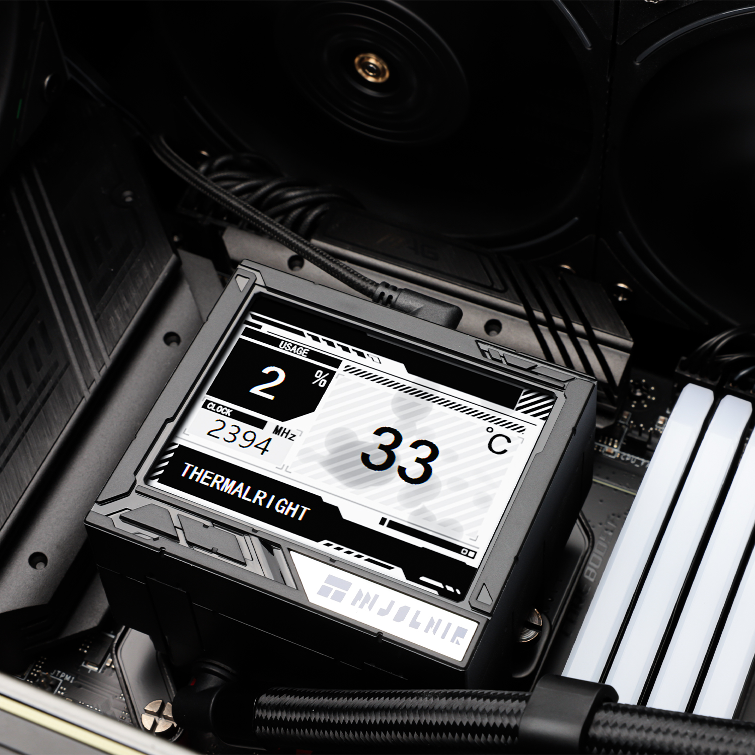 Система жидкостного охлаждения Thermalright Mjolnir Vision 360 ARGB BLACK (MVU360ARGBB) фото