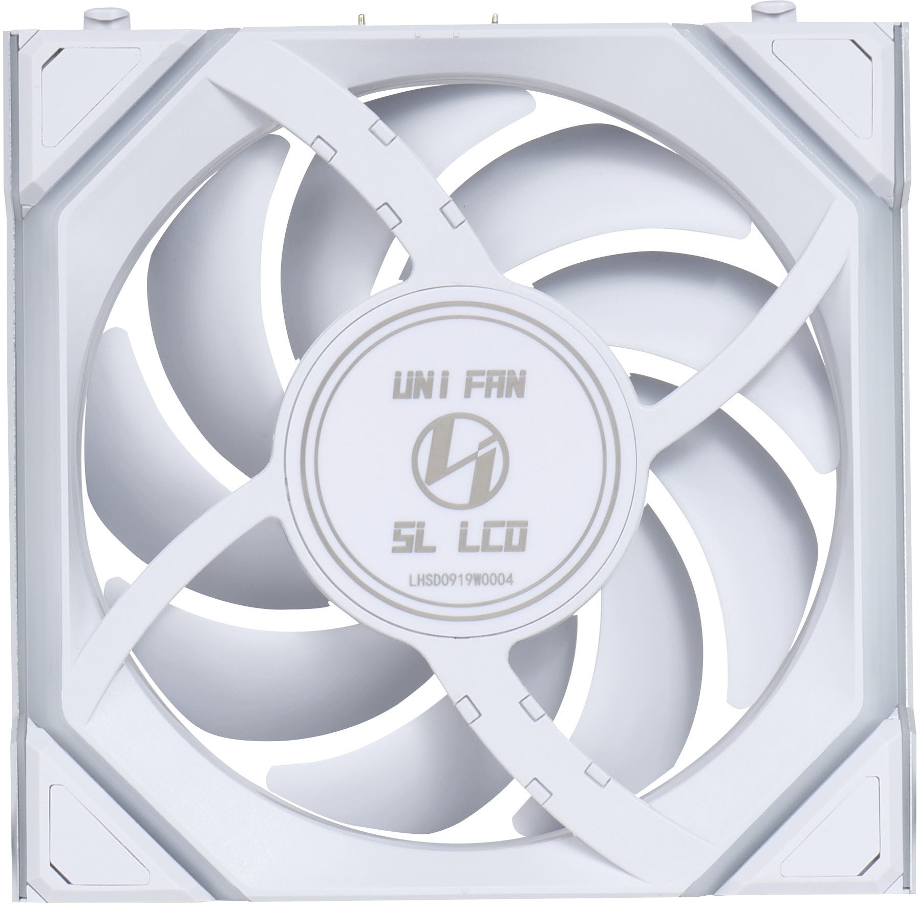 Комплект вентиляторов для корпуса Lian Li Uni Fan SL Wireless LCD 20 ARGB Reverse Blade, White (12RSLLCD1W3W) фото