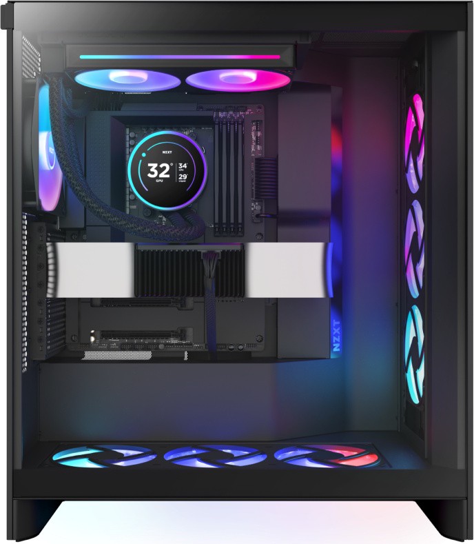 Кулер с водяным охлаждением NZXT Kraken Elite 240 RGB V2 Black (RL-KR24E-B2) фото