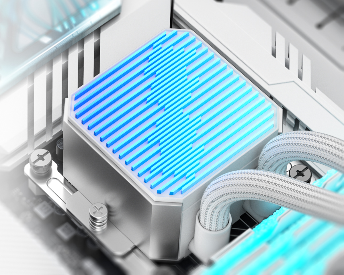 Водяное охлаждение ID-Cooling DX240 MAX White (DX240 MAX White) фото