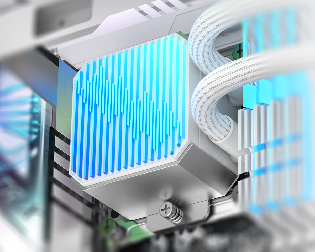 Водяное охлаждение ID-Cooling DX240 MAX White (DX240 MAX White) фото