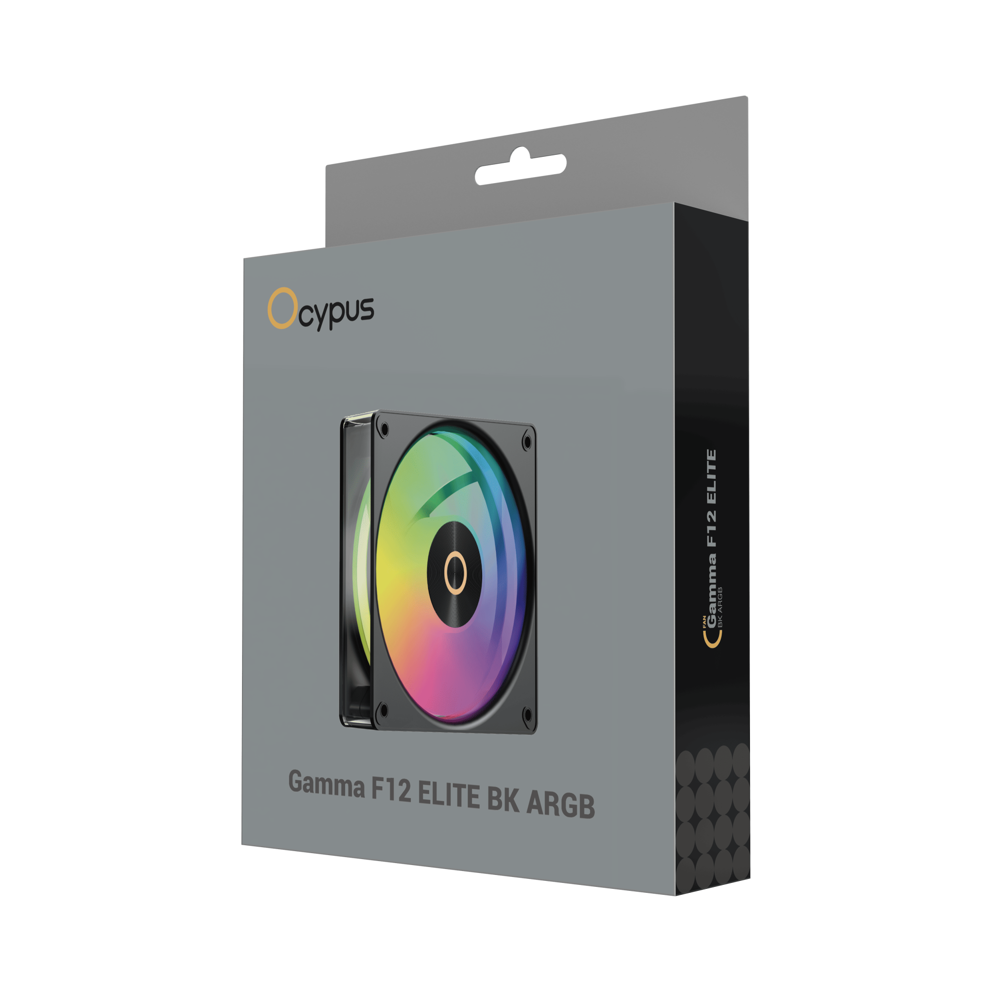 Вентилятор для корпуса Ocypus Gamma F12 Elite BK ARGB, Черный (Gamma-F12-BK1AM00E-GL) фото