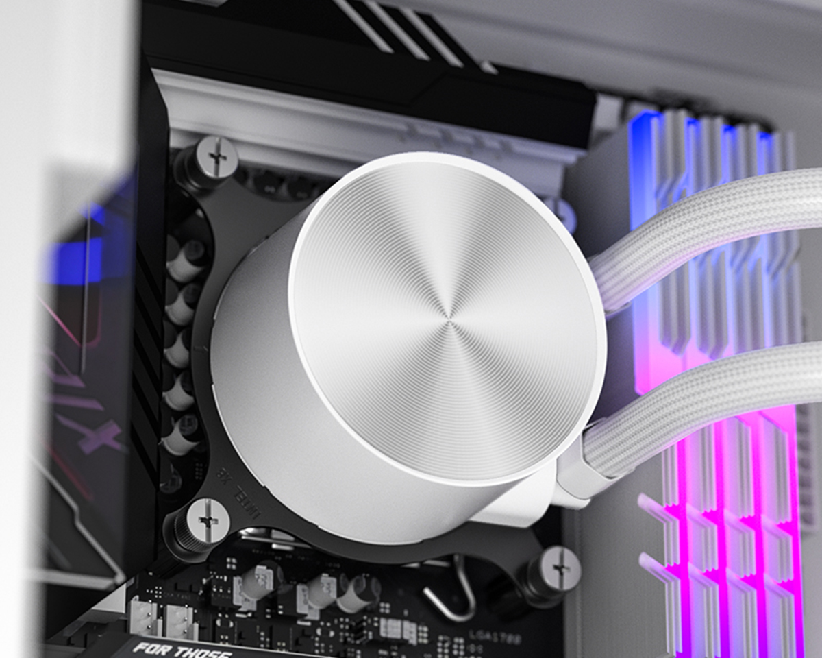 Система жидкостного охлаждения ID-Cooling FX240 Pro White (ID-CPU-FX240 PRO WHITE) фото