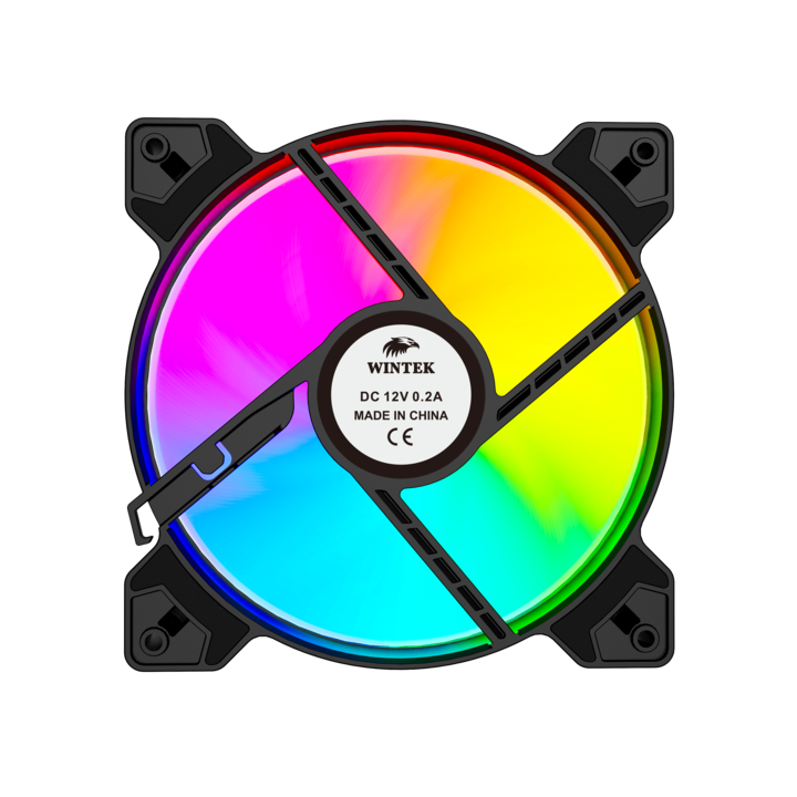 Вентилятор для корпуса Wintek M2-B-14 Colorful (M2-B-14 Colorful) фото