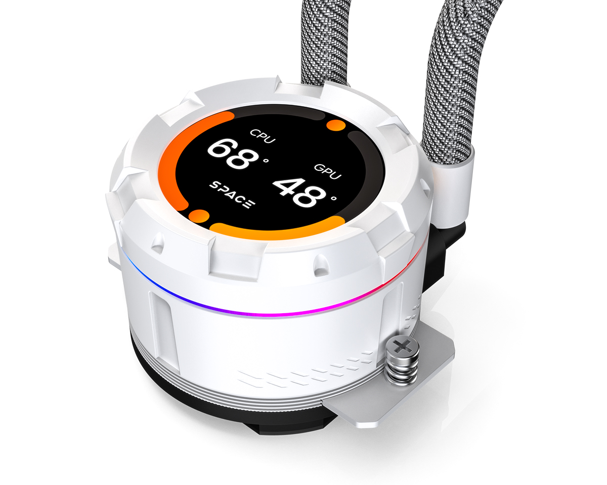 Система жидкостного охлаждения ID-Cooling SL360 XE White (ID-CPU-SL360 XE WHITE/1700) фото