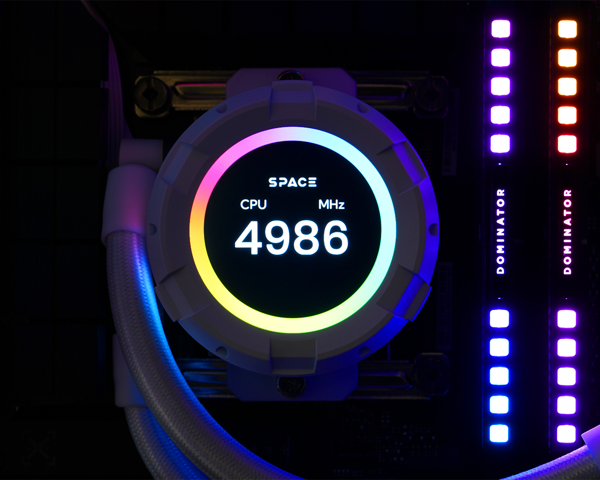 Система жидкостного охлаждения ID-Cooling SL360 XE White (ID-CPU-SL360 XE WHITE/1700) фото