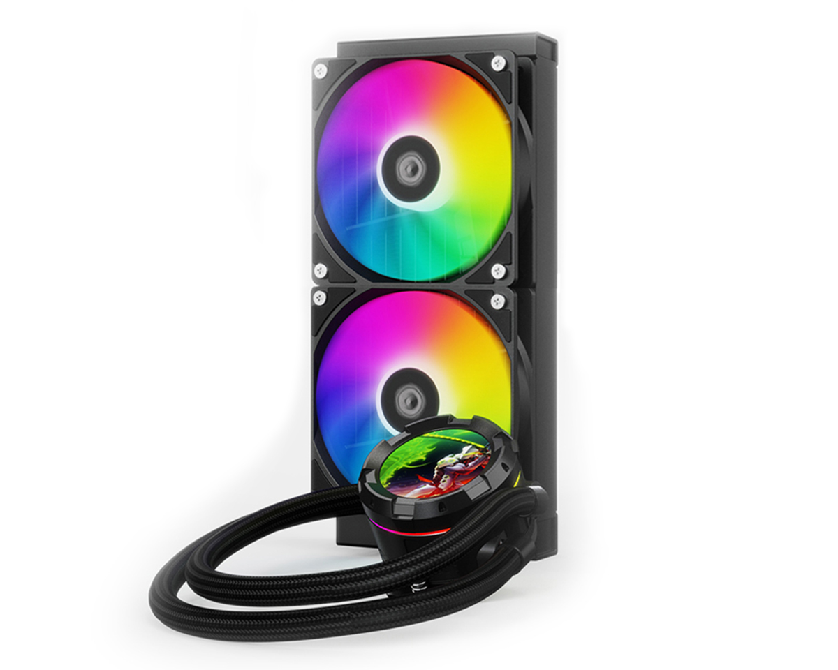 Жидкостная система охлаждения ID-Cooling SL240 XE LCD (IDC SL240 XE) фото