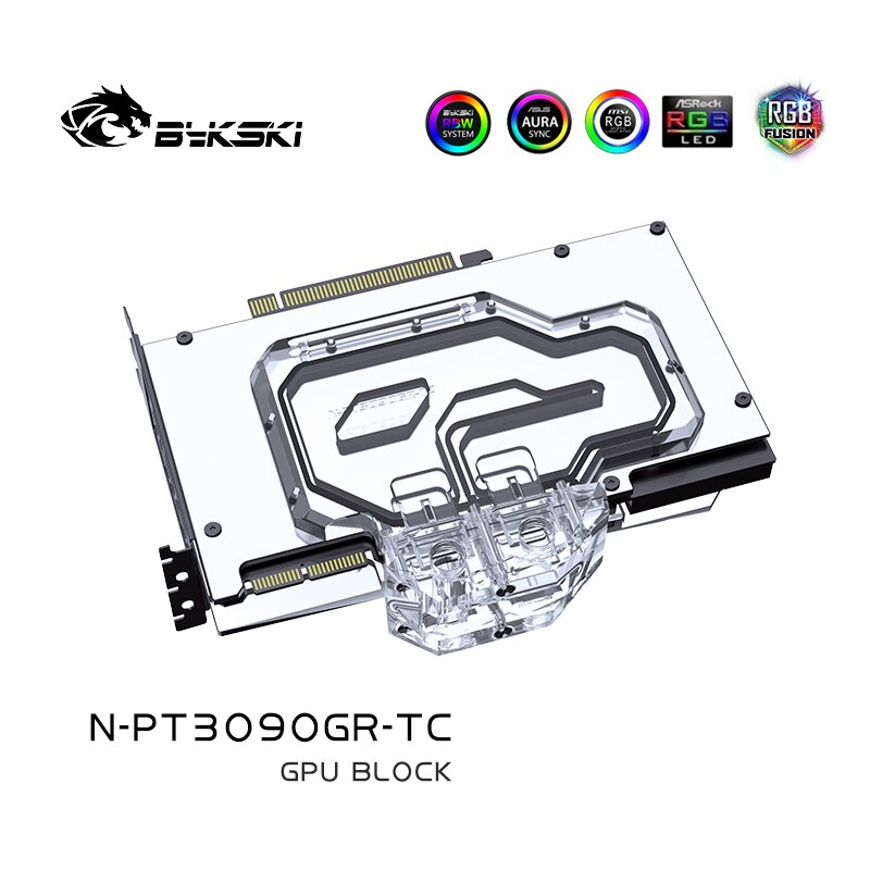картинка Водоблок для GPU Bykski N-PT3090GR-TC-V2 от магазина itmag.kz