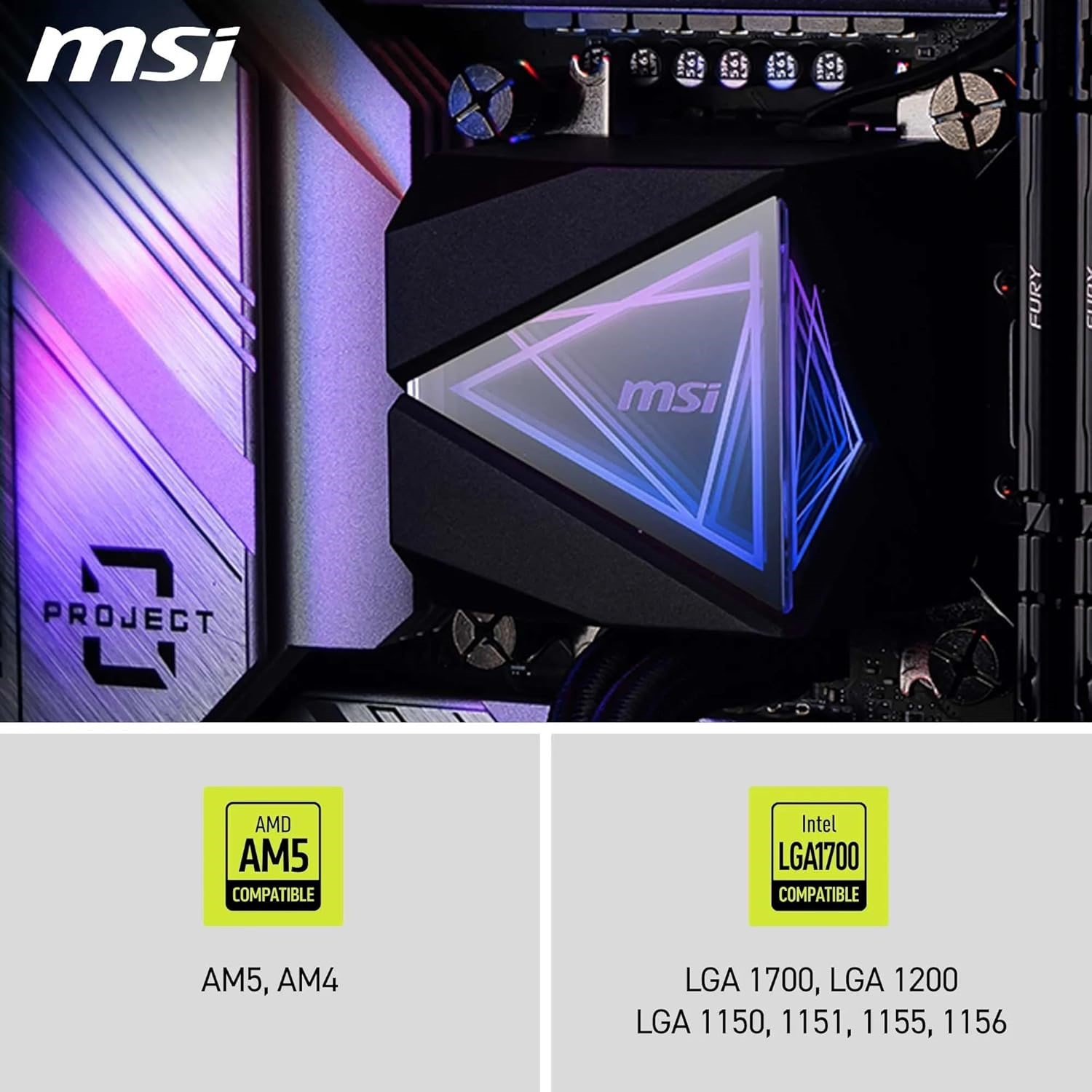 Водяное охлаждение для CPU MSI MAG CORELIQUID I360 (MAG CORELIQUID I360) фото