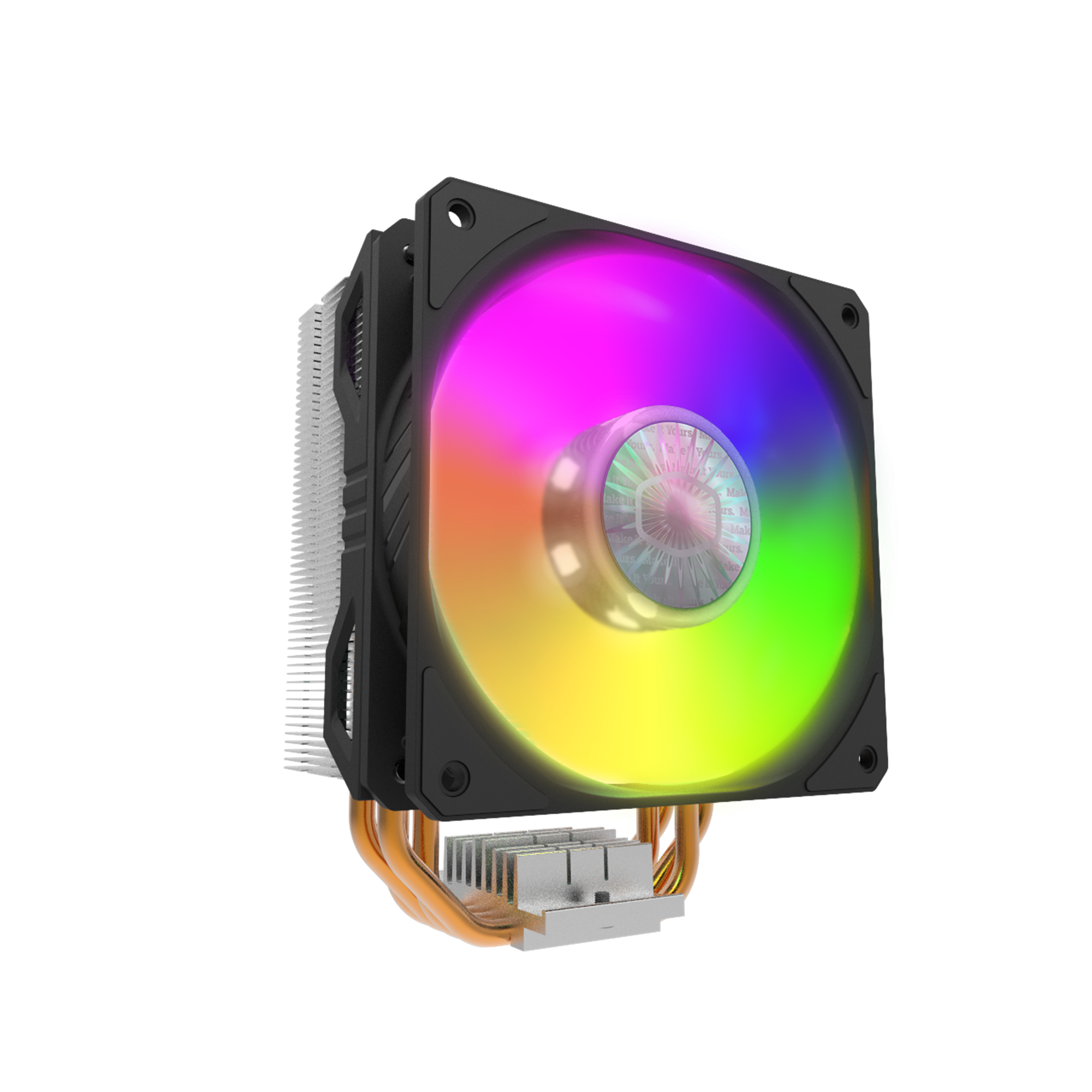 картинка Вентилятор башенный для CPU CoolerMaster Hyper 212 SPECTRUM V2 4-pin RGB TDP 150W (RR-2V2L-18PD-R1) от магазина itmag.kz