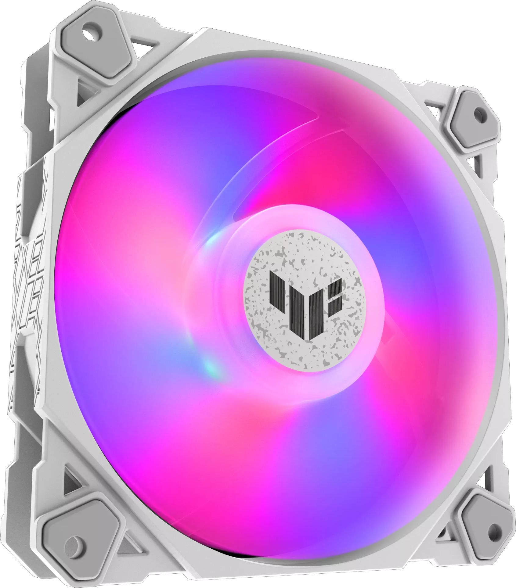 Комплект вентиляторов ASUS TUF GAMING TF120 ARGB WHITE 3IN1 (TUF GAMING TF120 ARGB WHITE 3IN1) фото