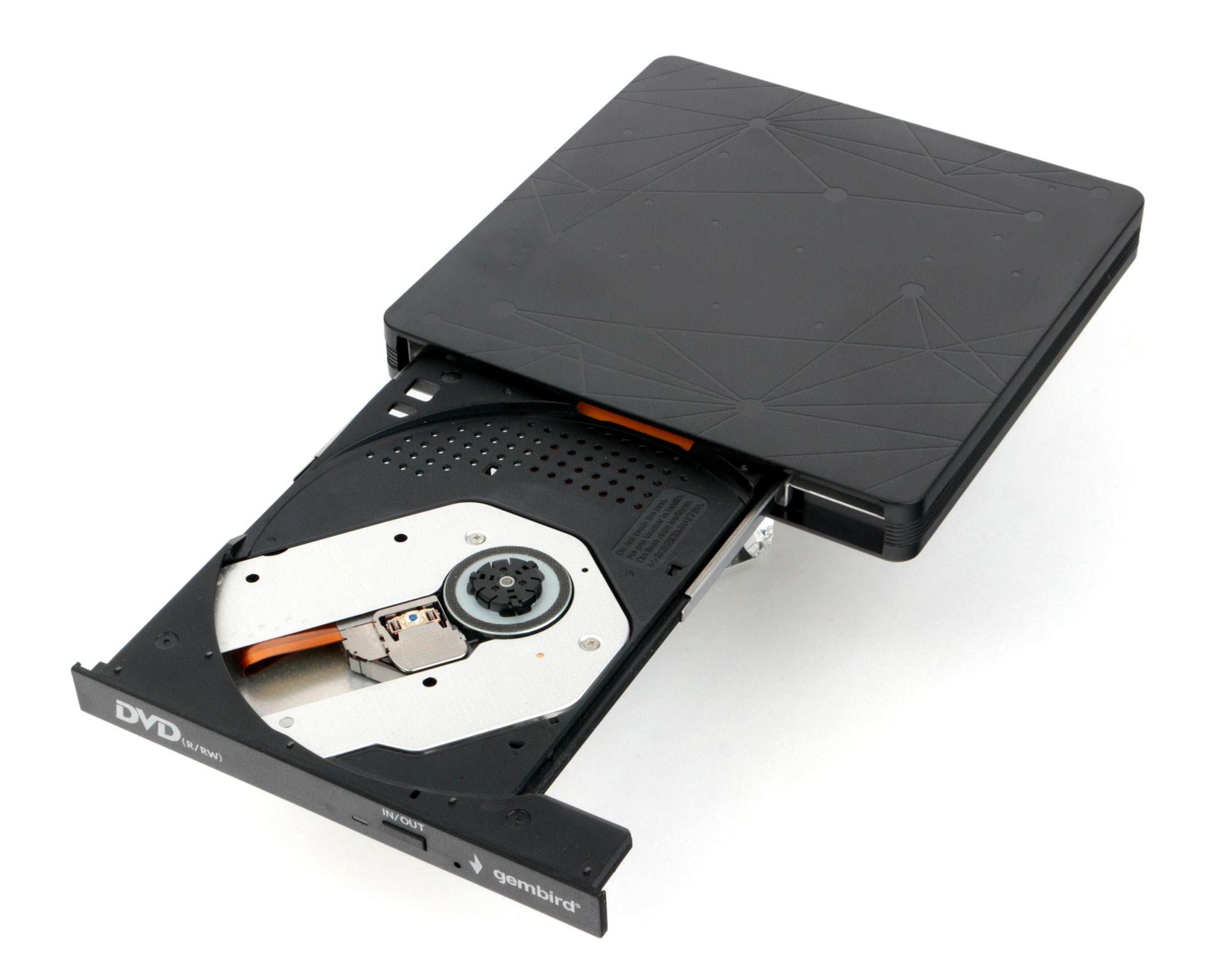 Внешний оптический привод Gembird DVD-USB-03 black, box (DVD-USB-03) фото