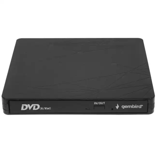 Внешний оптический привод Gembird DVD-USB-03C, black, box (DVD-USB-03C) фото