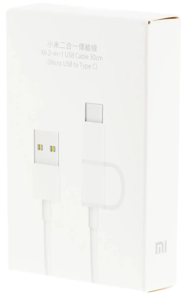 Кабель Micro USB Type-C, Xiaomi SJX01ZM, 0.3 m, White (SJV4083TY) фото
