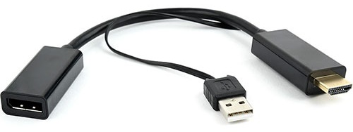 Конвертер HDMI Cablexpert, black (DSC-HDMI-DP) фото