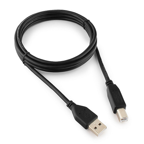 картинка Кабель USB 2.0 Pro Cablexpert CCP-USB2-AMBM-6, AM/BM, 1.8м, экран, черный, пакет от магазина itmag.kz