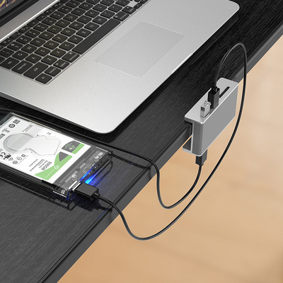 USB Хаб ORICO MH2AC-U3-SV-BP <USB3.0 Type-A х 2, SD х 1, 100cm, 89 (MH2AC-U3-SV-BP) фото