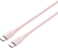 Кабель CanyonUSB-C-USB-C,60W,Silicon1m, Pink Sand (CC60SC10) фото