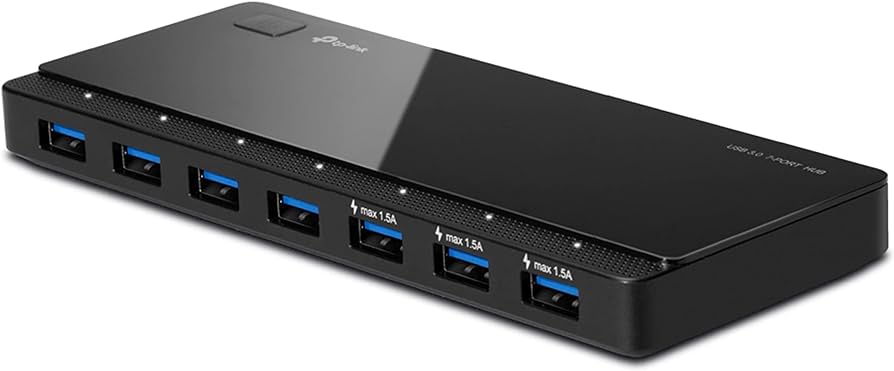 Хаб USB 7-port USB 3.0 TP-Link UH700, Black (UH700 BLACK) фото