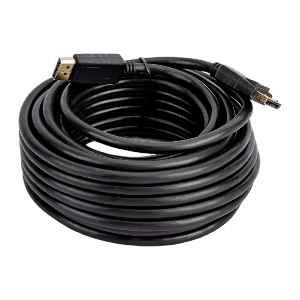 Кабель DisplayPort Cablexpert CC-DP2-10M, 20M/20M, v1.2, экран, 10м, черный, пакет (CC-DP2-10M) фото