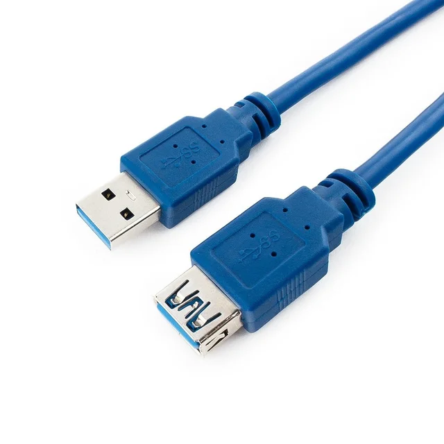Кабель-удлинитель USB3.0 Cablexpert CCP-USB3-AMAF-10, AM/AF, 3м, синий (CCP-USB3-AMAF-10) фото