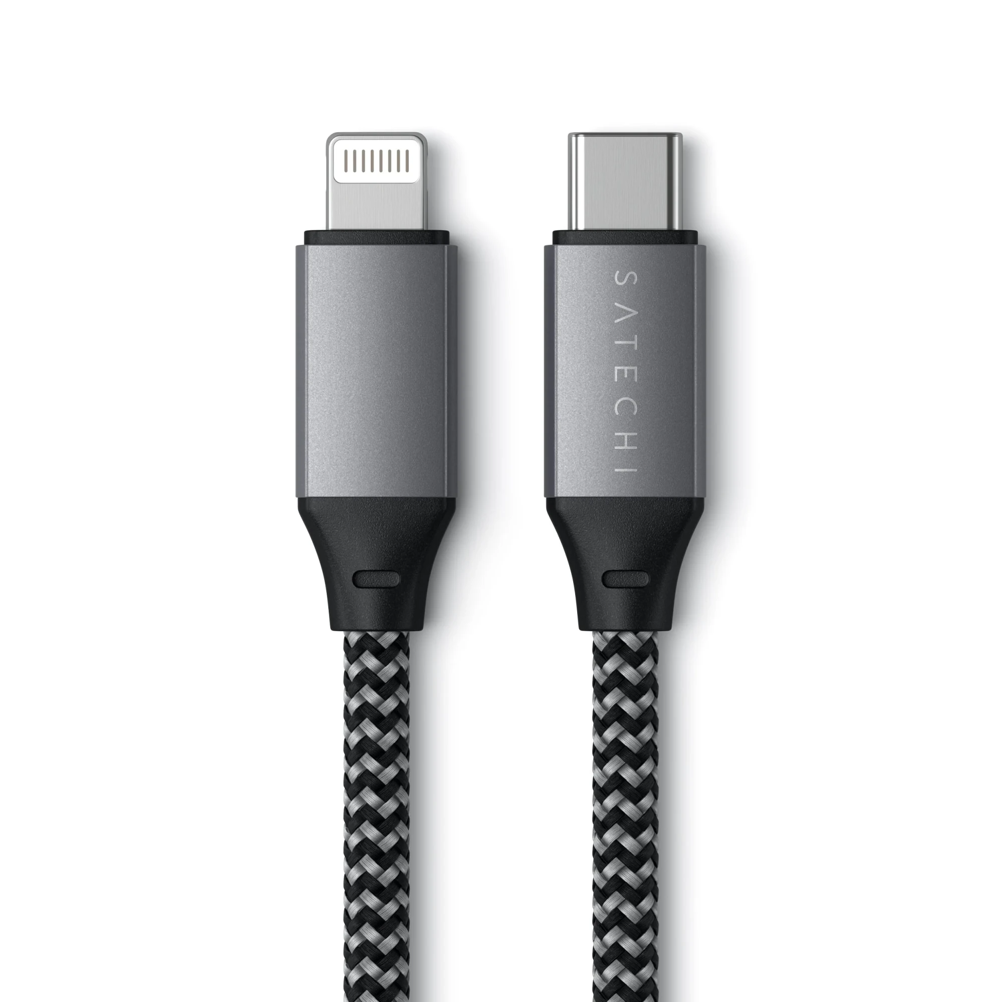 Кабель Satechi Type C to Lightning 10 inch - Space Gray (ST-TCL10M) фото
