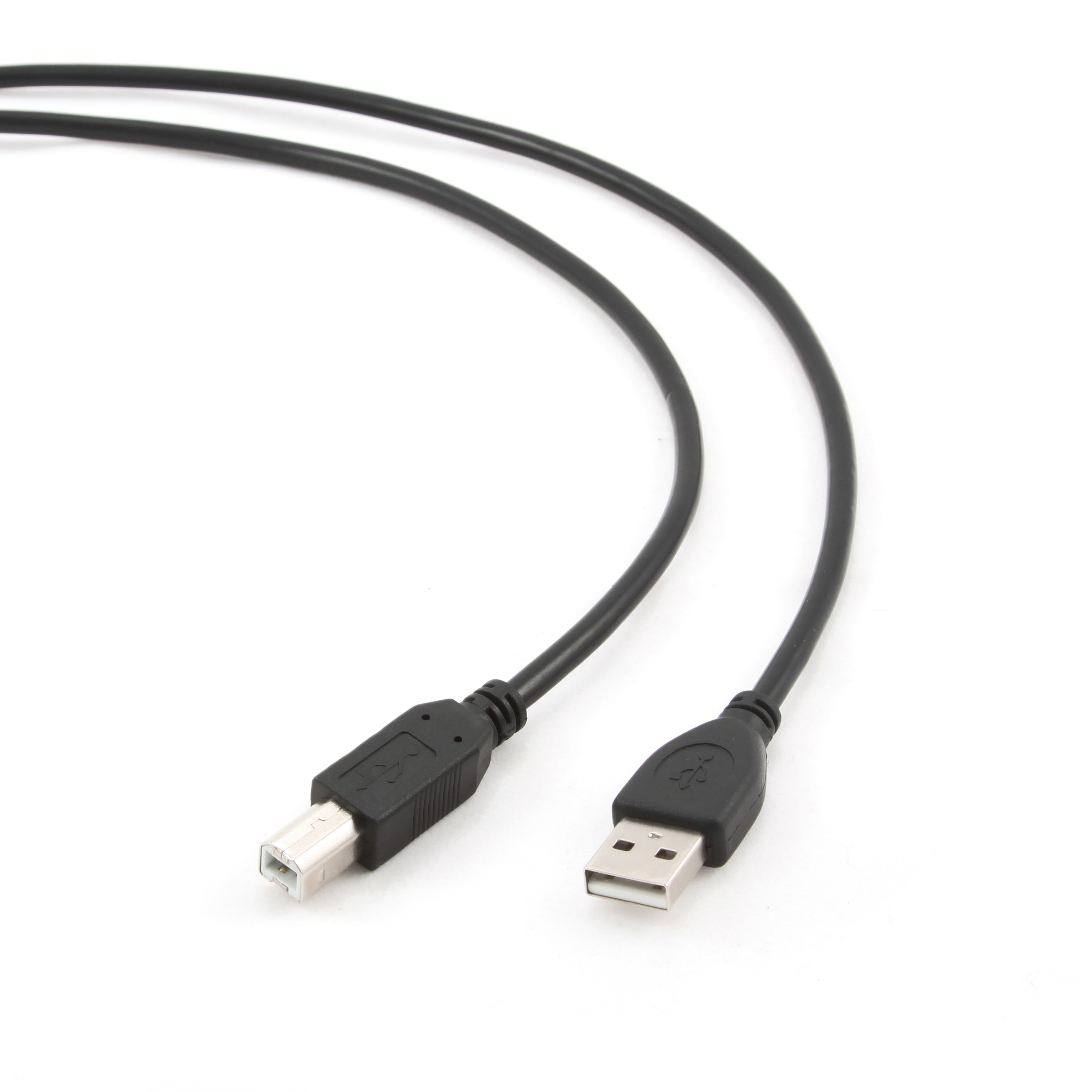 картинка Кабель USB 2.0 Pro Cablexpert CCF-USB2-AMBM-10, AM/BM, 3м, экран, феррит.кольцо, черный, пакет от магазина itmag.kz