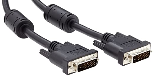 картинка Кабель DVI-D single link Cablexpert CC-DVI-BK-6, 19M/19M, 1.8м, черный, экран, феррит.кольца, пакет от магазина itmag.kz