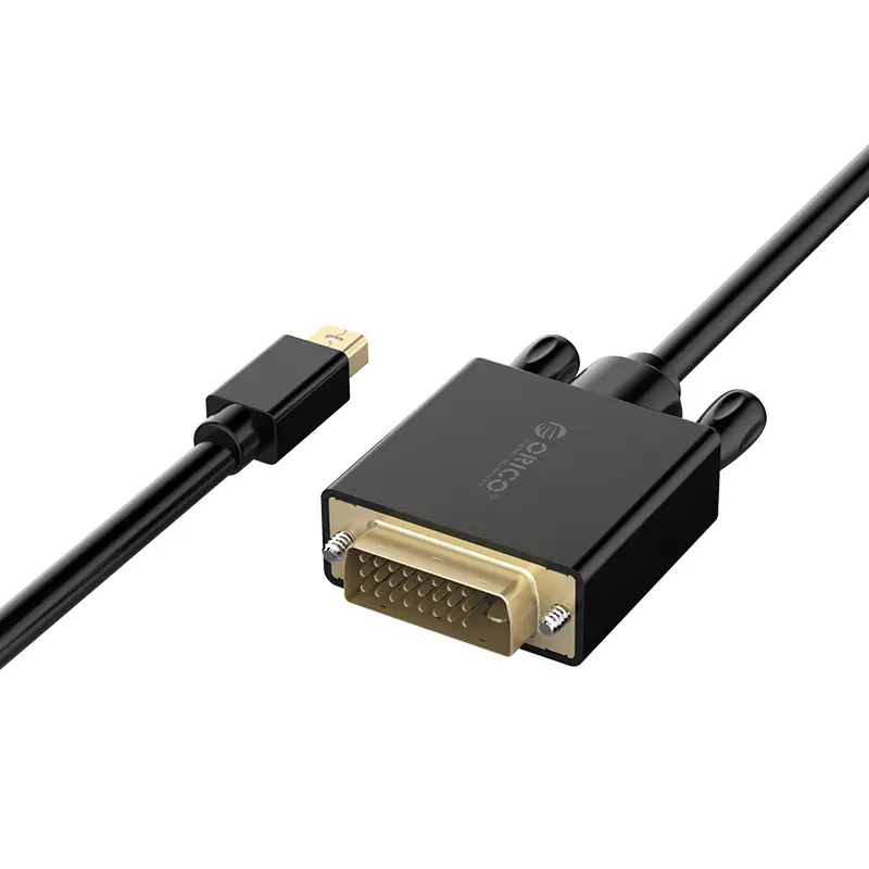 картинка Видео кабель DP(M) to DVI(M) ORICO XD-MDTD-10-BK-BP <Mini DP(M) to DVI(M), 1m, Black> от магазина itmag.kz