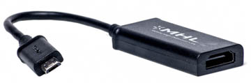 картинка Кабель-переходник PowerPlant  micro  USB - HDMI, 0.15m, (MHL), Blister от магазина itmag.kz