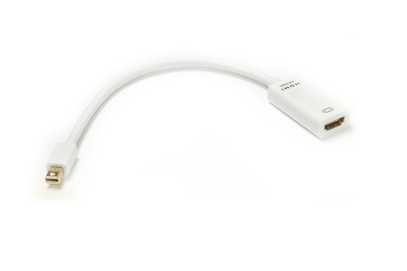 картинка Кабель-переходник PowerPlant mini DisplayPort - HDMI, 0.15m, 1.4V от магазина itmag.kz