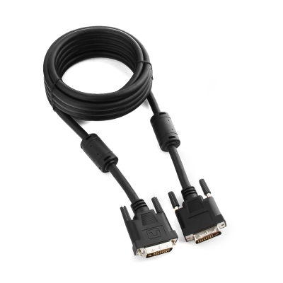 Кабель SVGA, DVI-D to DVI-D, m/m, Cablexpert, CC-DVIL-BK-15, 4.5м (CC-DVIL-BK-15) фото