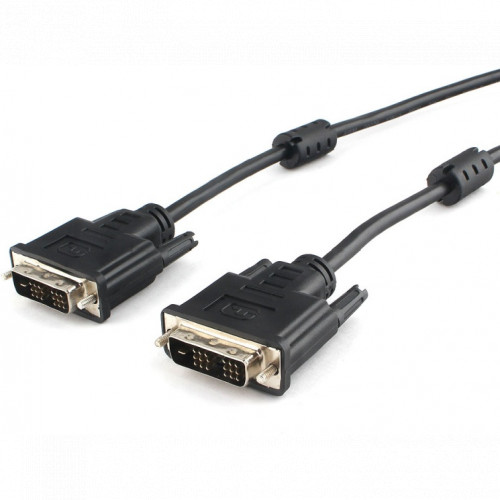Кабель SVGA, DVI-D to DVI-D, m/m, Cablexpert, CC-DVIL-BK-15, 4.5м (CC-DVIL-BK-15) фото