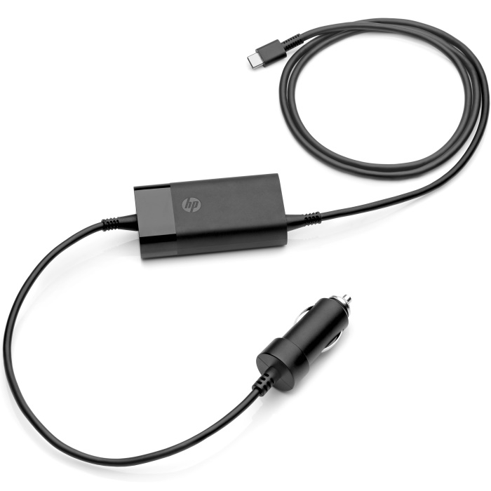 картинка Автомобильный адаптер HP 5TQ76AA USB-C Auto Adapter от магазина itmag.kz