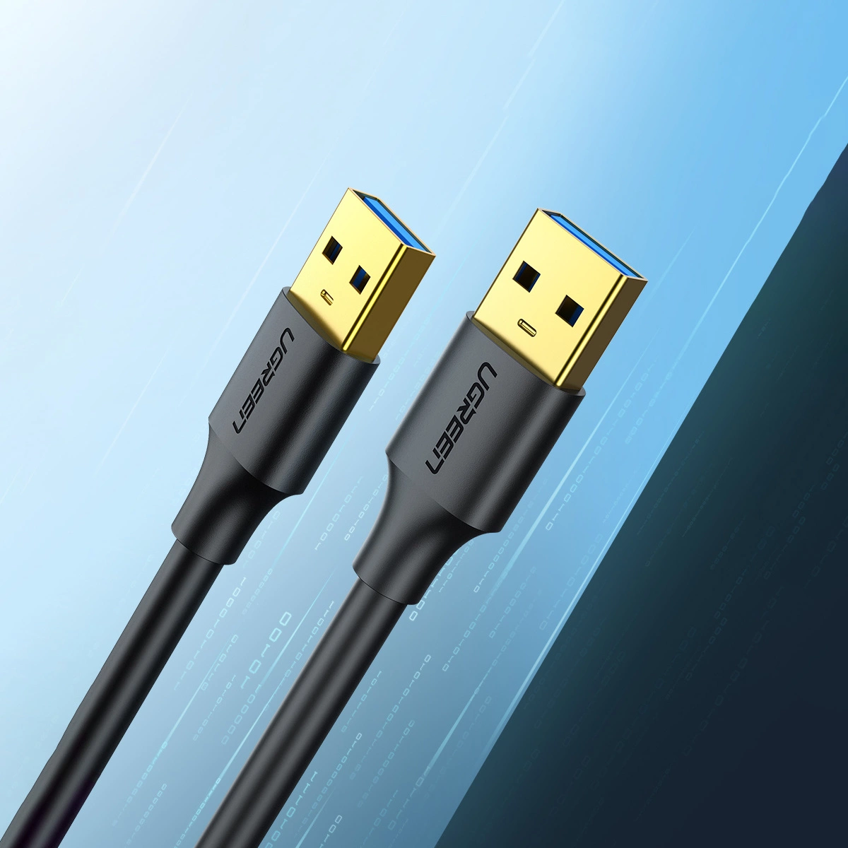 Кабель Ugreen US128, USB-A 3.0, 3m - Black (90576) фото