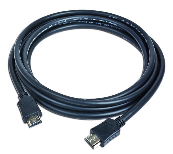 картинка Кабель HDMI Cablexpert CC-HDMI4-15, 4.5м, v2.0, 19M/19M, черный, позол.разъемы, экран, пакет от магазина itmag.kz