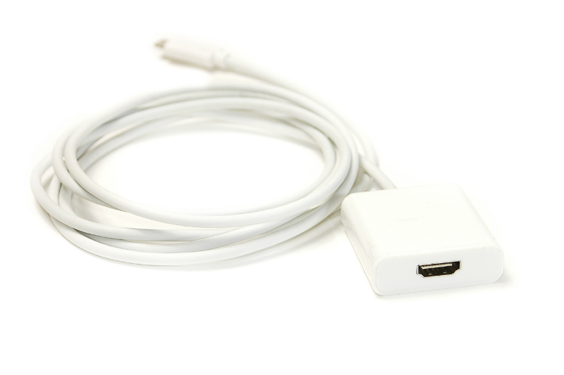 картинка Kабель-переходник PowerPlant USB Type C - HDMI female, 1.8m от магазина itmag.kz