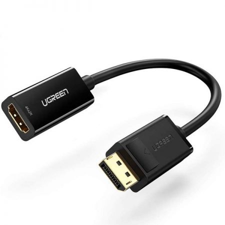 Конвертер UGREEN MM137 DisplayPort to HDMI Female Converter 4K (40363) фото