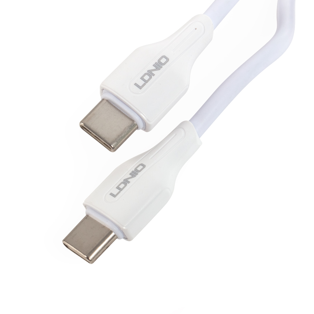 картинка Интерфейсный кабель LDNIO Type-C to Type-C LC121-C 1м 65W Белый от магазина itmag.kz